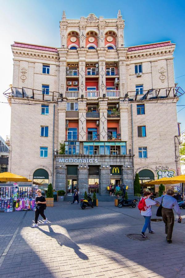 Однокімнатні Апартаменти На Майдані, Дистанційне Заселення 24Х7 Kiev Esterno foto