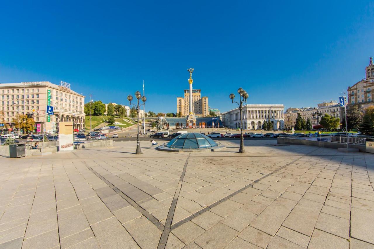 Однокімнатні Апартаменти На Майдані, Дистанційне Заселення 24Х7 Kiev Esterno foto