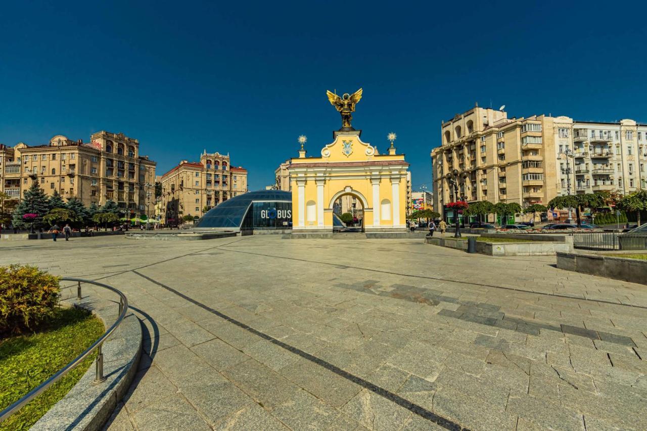 Однокімнатні Апартаменти На Майдані, Дистанційне Заселення 24Х7 Kiev Esterno foto