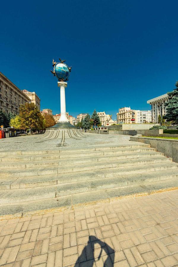 Однокімнатні Апартаменти На Майдані, Дистанційне Заселення 24Х7 Kiev Esterno foto